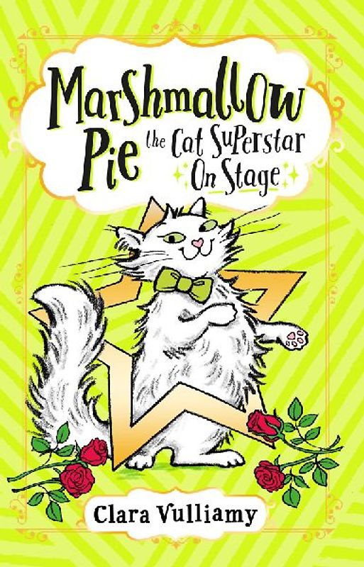 Marshmallow Pie the Cat Superstar on Stage