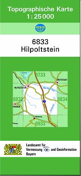 TK25 6833 Hilpoltstein