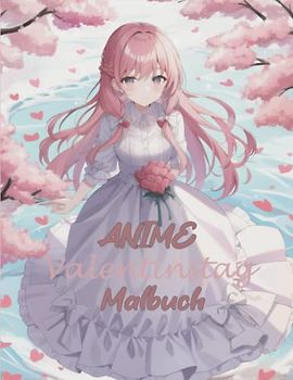 Anime Valentinstag Malbuch Band 1: Malbuch für Kinder und Erwachsene mit 50 Valentinstags Anime Mädchen Beschäftigungsbuch zum Stressabbau Tolle Geschenkidee zum Valentinstag