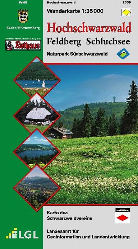 Hochschwarzwald. Feldberg-Schluchsee. 1:35000. Mit touristischen Informationen