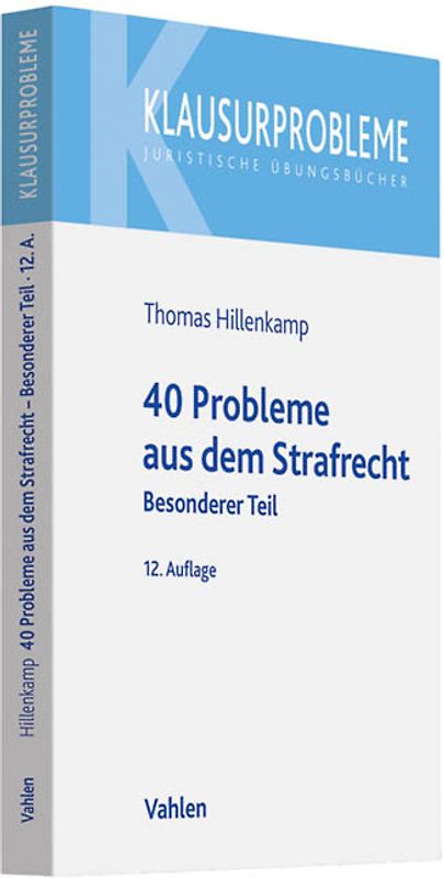 40 Probleme aus dem Strafrecht