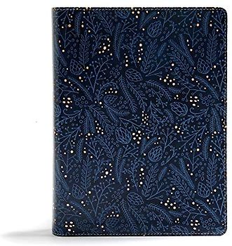 CSB Study Bible, Navy Leathertouch, Indexed: Christian Standard Bible, Navy Leathertouch