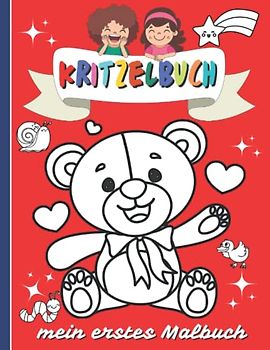 Kritzelbuch Ab 1 Jahre bis 6 Jahre: Kritzelbuch und Malbuch für Kinder ab 1 Jahr, Ab 1 Jahre bis 6 Jahre, kreatives Beschäftigungsbuch für Mädchen und Jungen