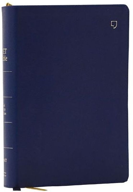 NET Bible, Full Notes Edition (NET, Blue Leathersoft, Comfort Print, Thumb Indexed)