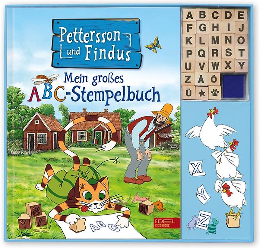 Pettersson und Findus: Mein großes ABC-Stempelbuch