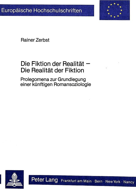 Die Fiktion der Realität - Die Realität der Fiktion