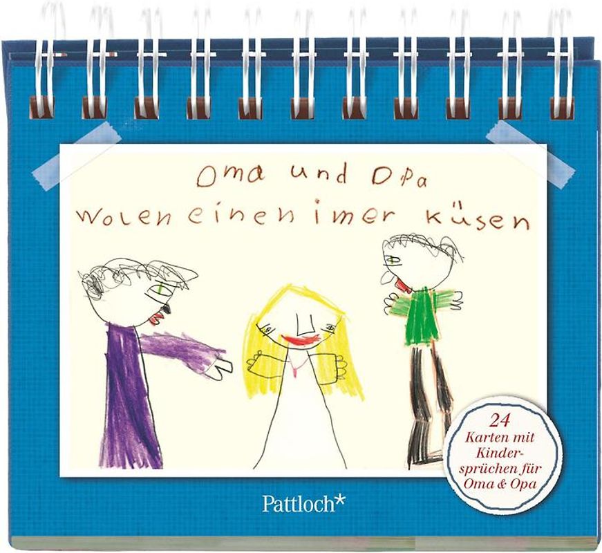 Oma und Opa wolen einen imer küsen
