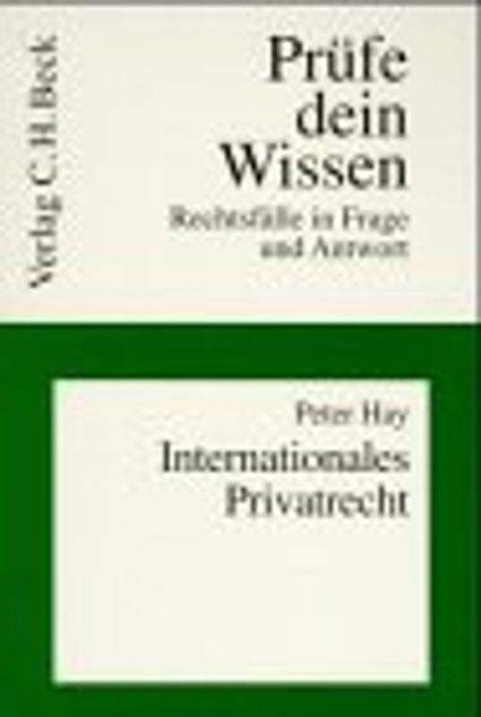 Internationales Privatrecht