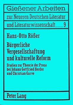 Bürgerliche Vergesellschaftung und kulturelle Reform