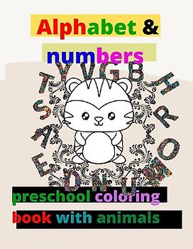 alphabet with colouring animals