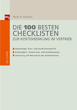 Die 100 besten Checklisten zur Kostensenkung im Vertrieb