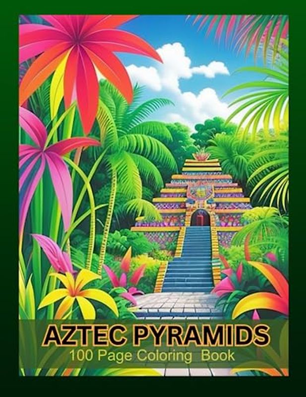 AZTEC PYRAMIDS: 100 Pages of Coloring