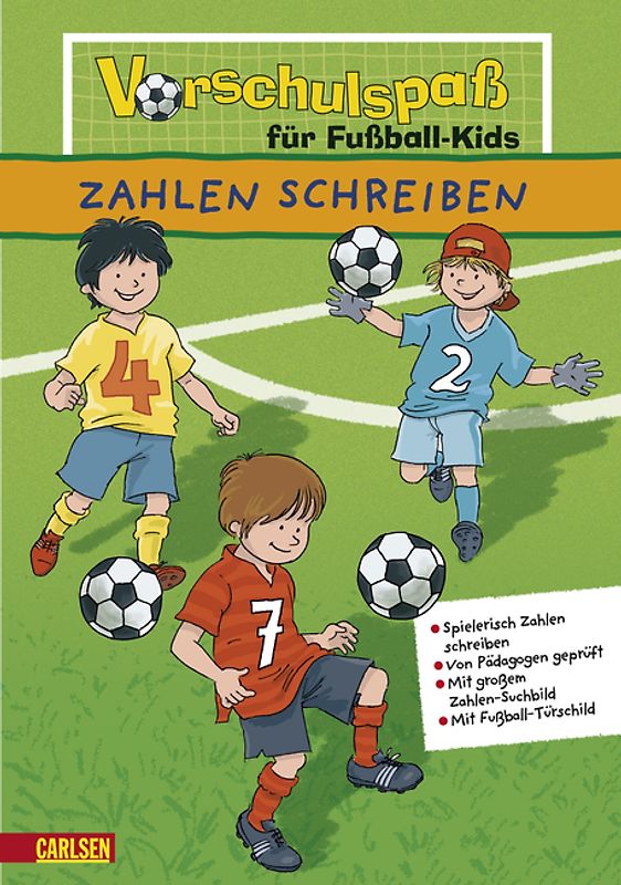 Vorschulspaß für Fußballkids, Band 2: Zahlen schreiben