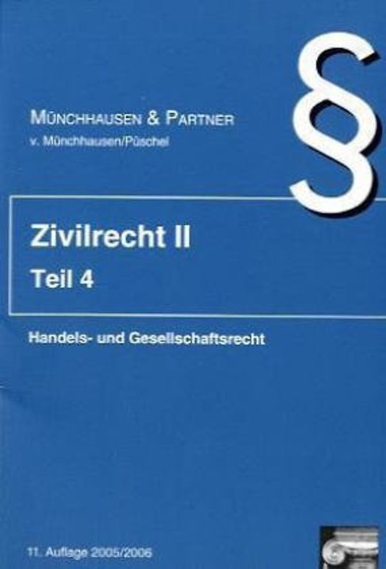 Zivilrecht II. Bände 1-4. Standardkartei / Handels- und Gesellschaftsrecht