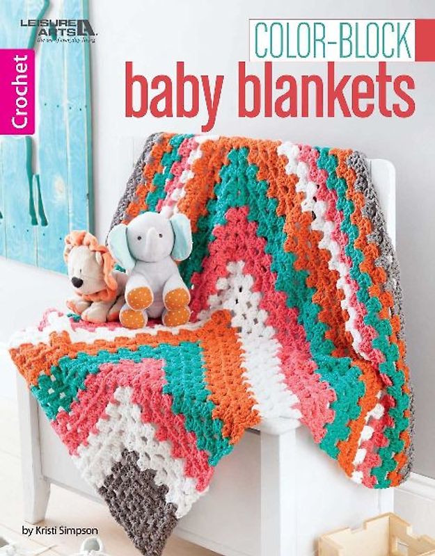 Color-Block Baby Blankets