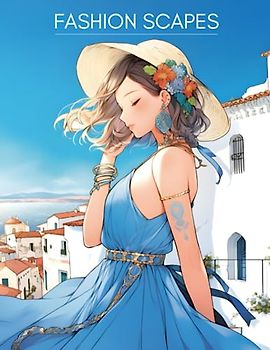Fashion Scapes - A Coloring Journey of Style and Beauty: For teens and women of all ages