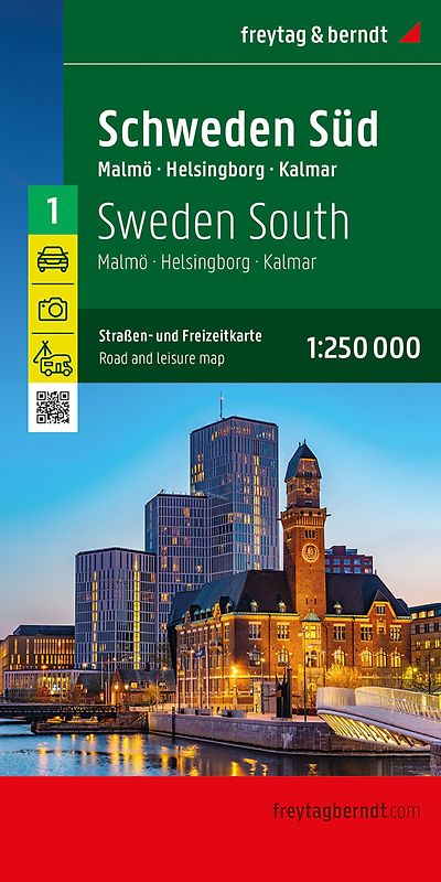 freytag & berndt Straßenkarte Schweden Süd 1:250.000