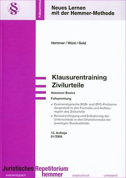 Assessor Basics Klausurentraining Zivilurteile