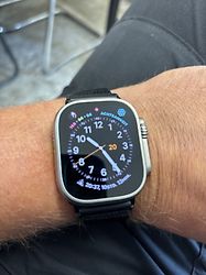 Klantfoto voor Apple Watch Ultra 49 mm titanium kast naturel [Wi-Fi + Cellular]