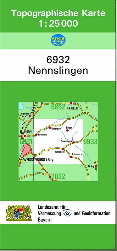 TK25 6932 Nennslingen