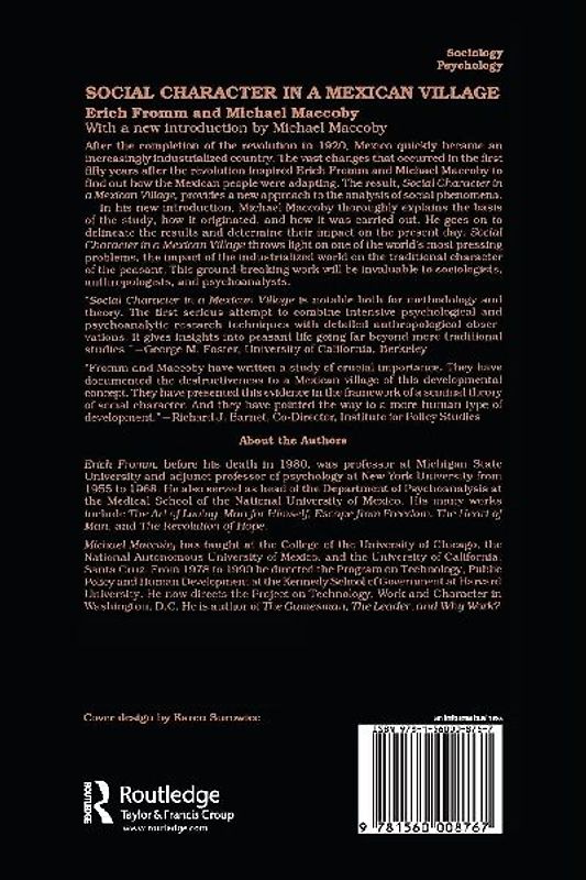 Social Character in a Mexican Village