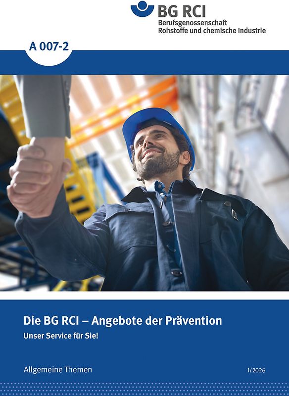 A 007-2 Die BG RCI- Angebote der Prävention