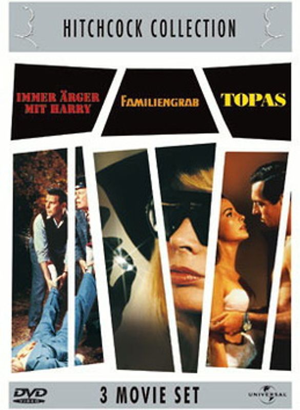 Hitchcock Collection: Immer Ärger mit Harry / Familiengrab / Topas DVD