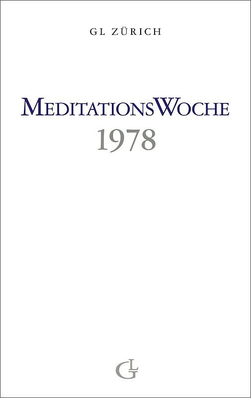 Meditationswoche 1978