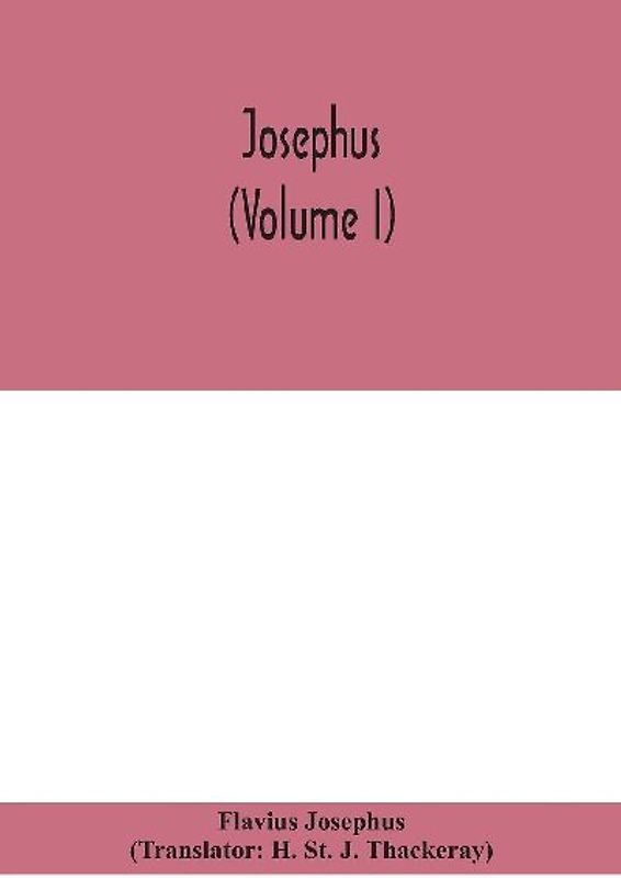 Josephus (Volume I)
