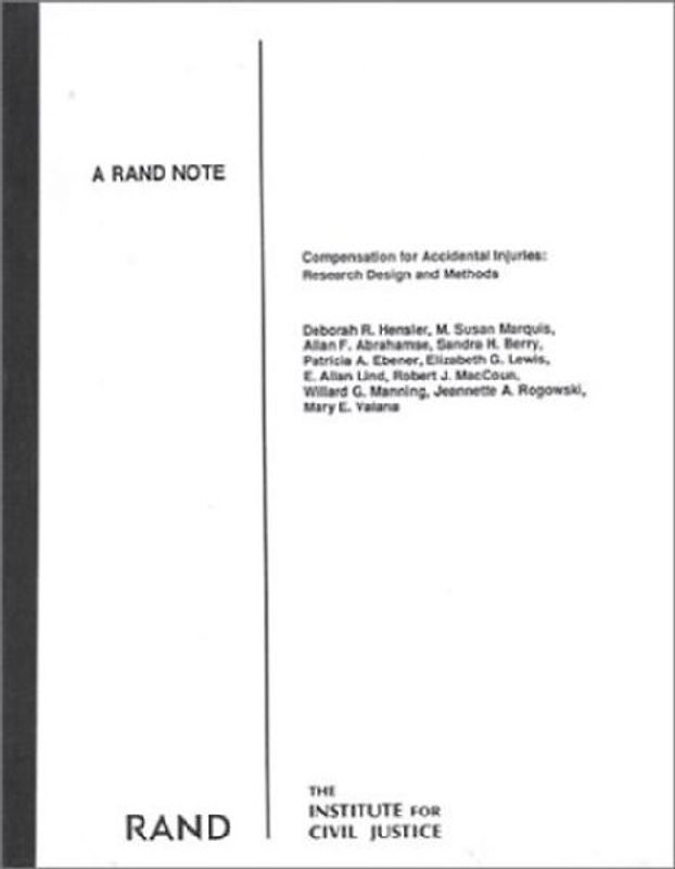 Compensation for Accidental Injuries : Research De