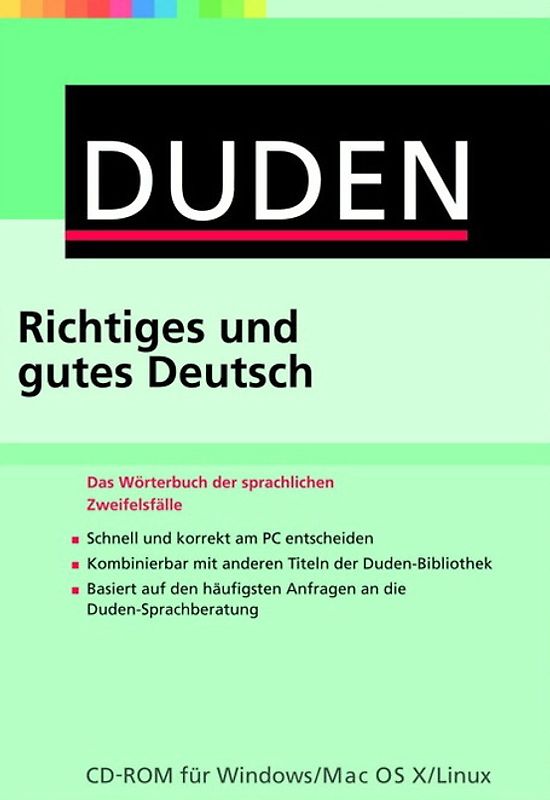 DUDEN: Richtiges und gutes Deutsch MacOS