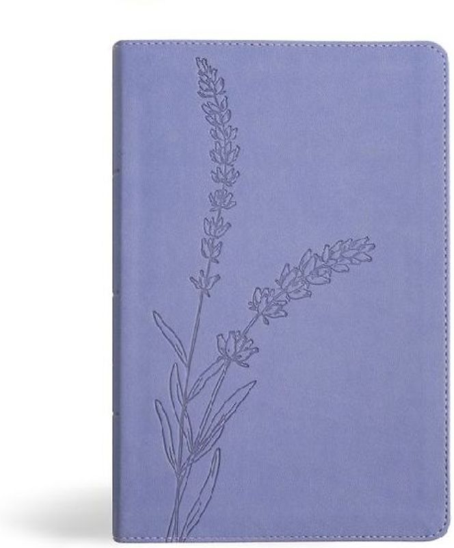 KJV Personal Size Giant Print Bible, Lavender Leathertouch, Indexed