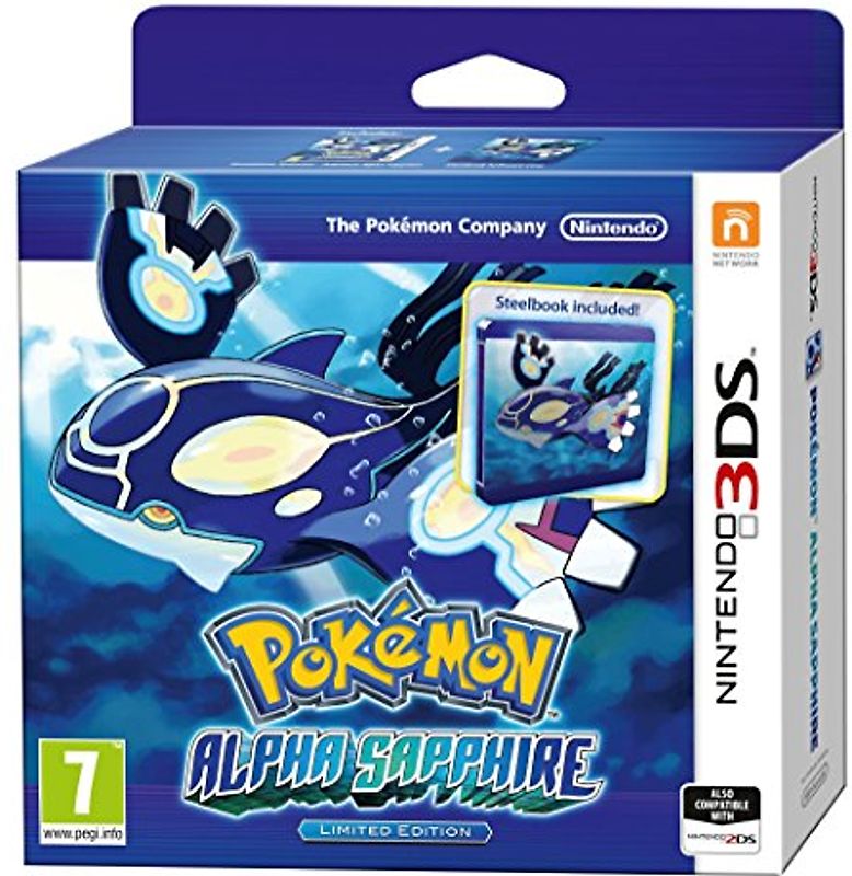 Pokemon: Alpha Saphir [Limitiere Edition, inkl. Steelbook, EU Import] Nintendo 3DS