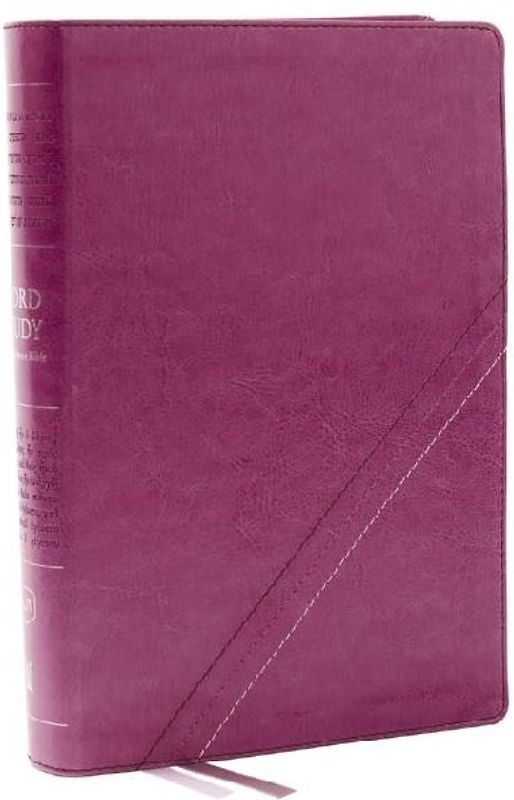 KJV, Word Study Reference Bible, Leathersoft, Pink, Red Letter, Comfort Print