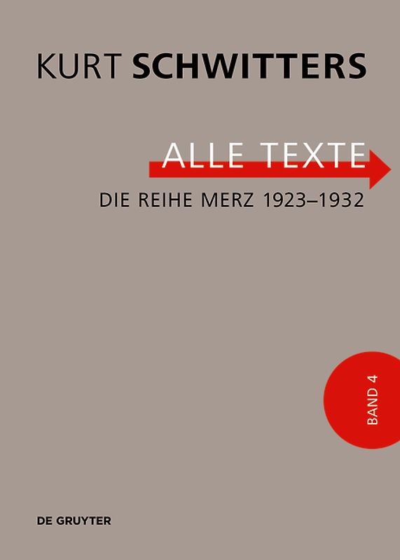 Die Reihe Merz 1923–1932