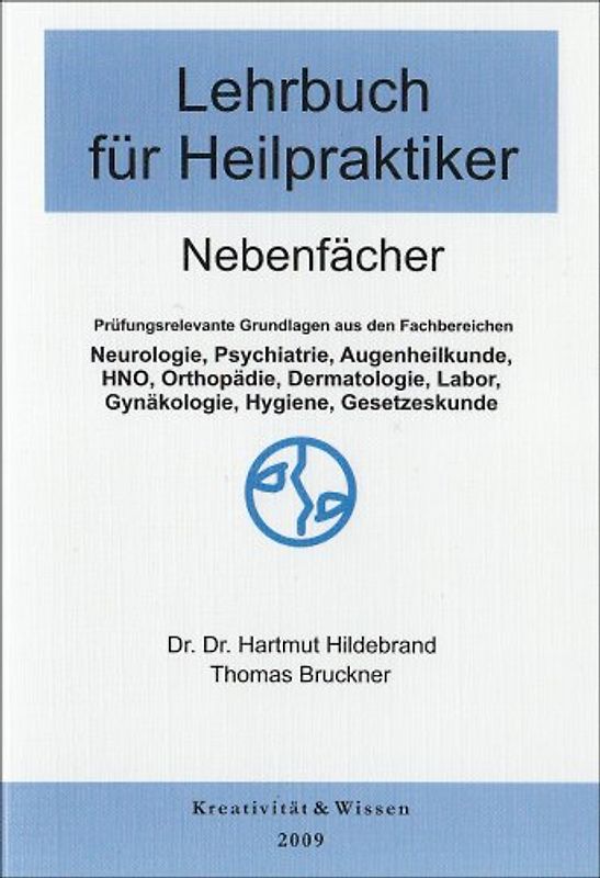 Lehrbuch für Heilpraktiker, Nebenfächer