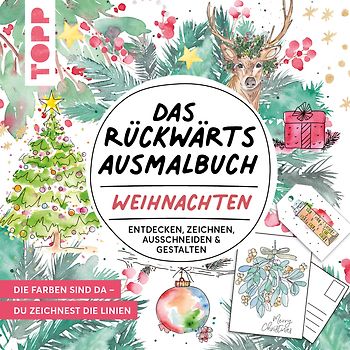 Das Rückwärts-Ausmalbuch Weihnachten