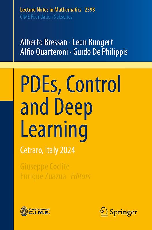 PDEs, Control and Deep Learning