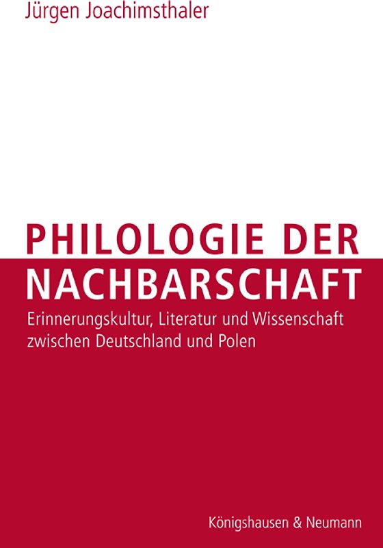 Philologie der Nachbarschaft