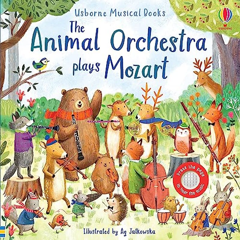 The Animal Orchestra Plays Mozart (Usborne Sound Books): 1: Edition en anglais (Musical Books)