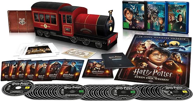 Harry Potter Complete Collection - 8 Filme (4K Ultra HD + Blu-ray, "Howarts Express", Exklusivprodukt) 4K Ultra HD Blu-ray