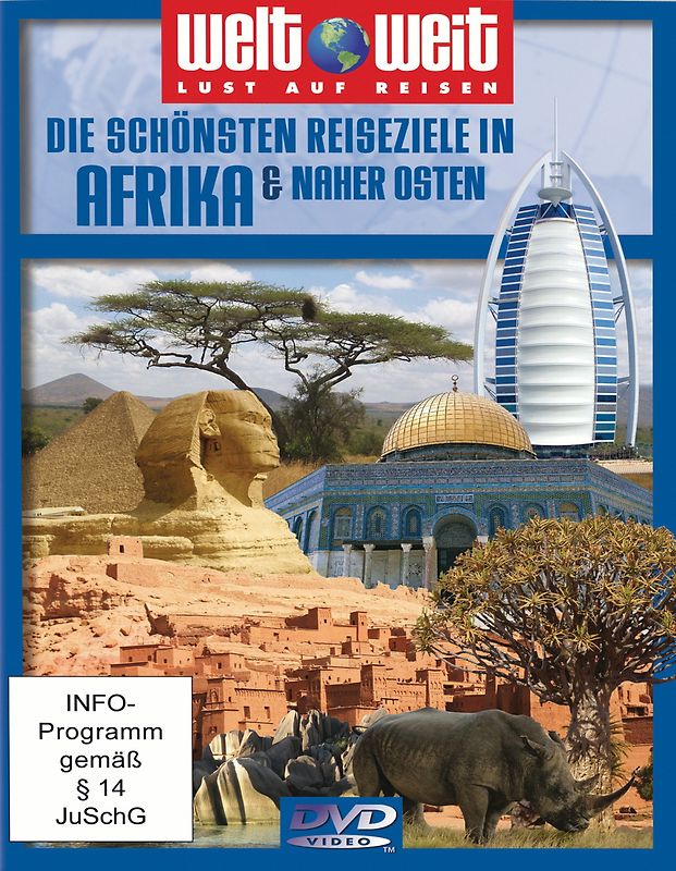 Die schönsten Reiseziele in Afrika & Naher Osten - welt weit DVD