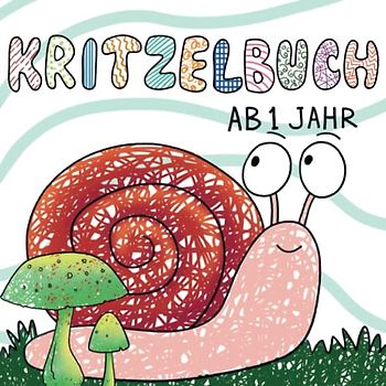 Kritzelbuch ab 1 Jahr: Malbuch für Kinder mit 50 schönen Motiven zum Ausmalen und Kritzeln. Ideal für Mädchen und Jungen zum Lernen der ersten Tiere, Fahrzeuge und Gegenstände.
