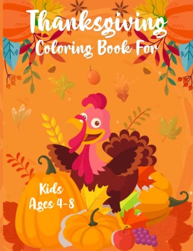 Thanksgiving Cut and Paste Workbook for Kids Ages 4-8: Activity Book for Kids | Thanksgiving holiday | Thanksgiving Day National holiday