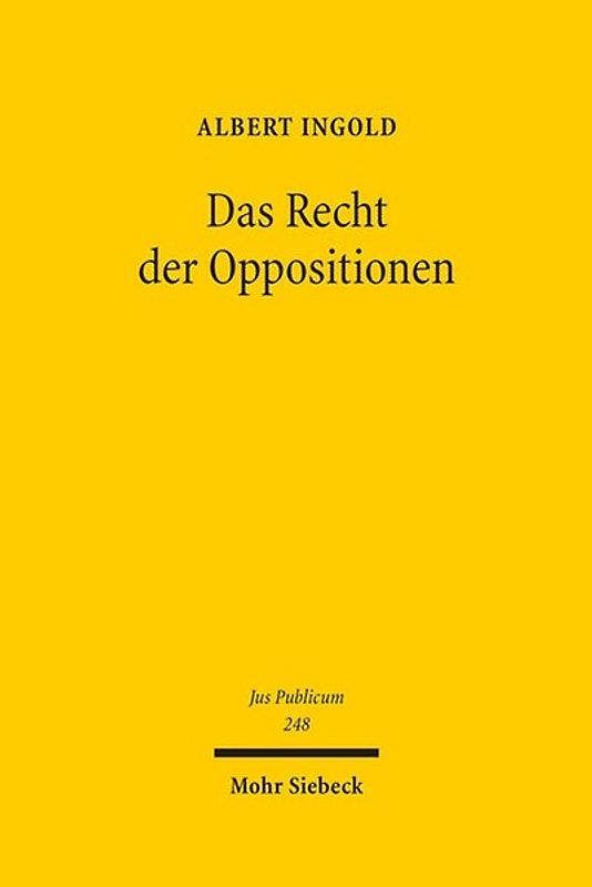 Das Recht der Oppositionen