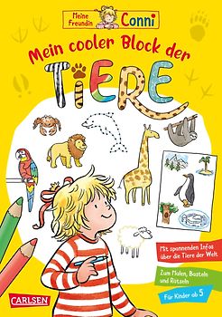 Conni Gelbe Reihe (Beschäftigungsbuch): Mein cooler Block der Tiere