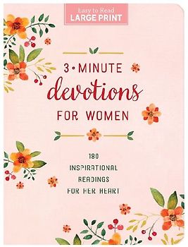 3-Minute Devotions for Women Large Print