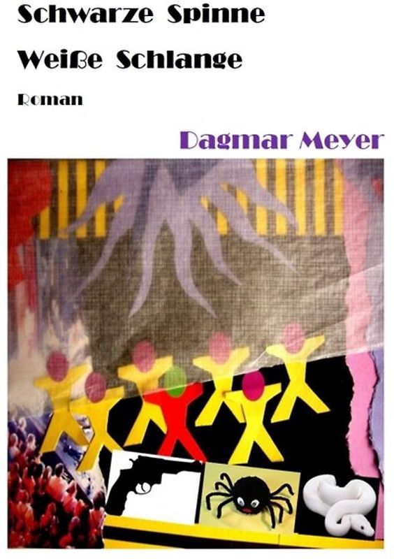 Schwarze Spinne Weiße Schlange