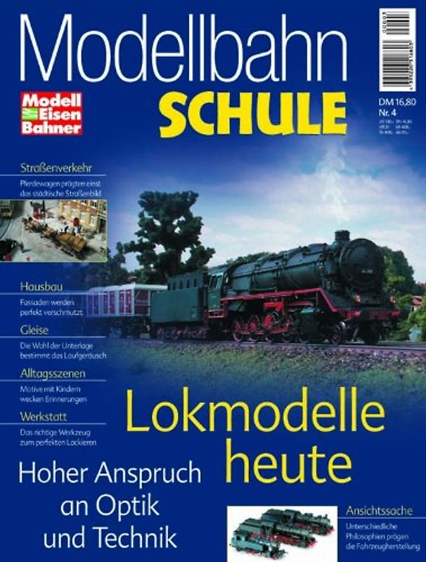 MEB Modellbahn Schule: Nr. 4 - Lokmodelle heute - Hoher Anspruch an Optik und Technik [Broschiert]