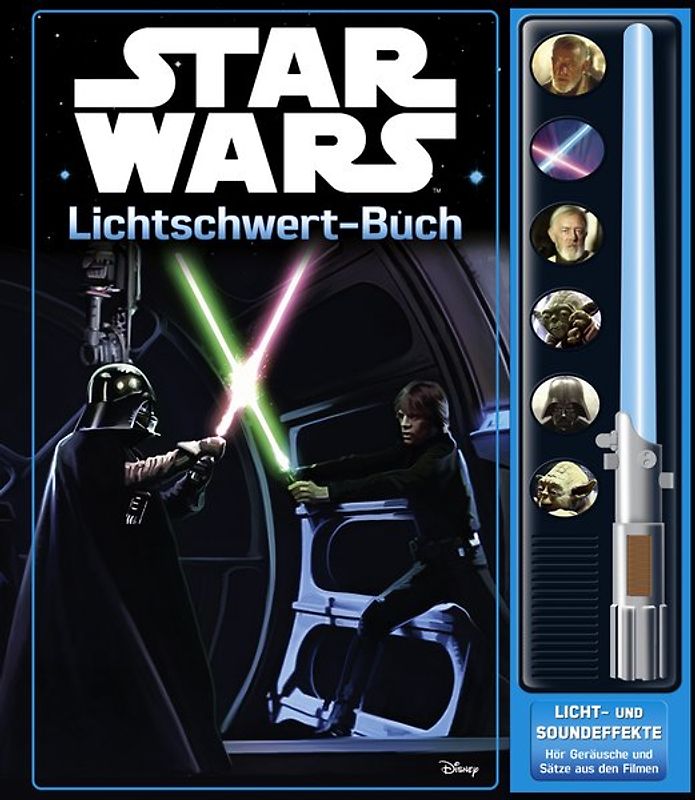 Star Wars Lichtschwert-Buch - Soundbuch mit 7 Geräuschen